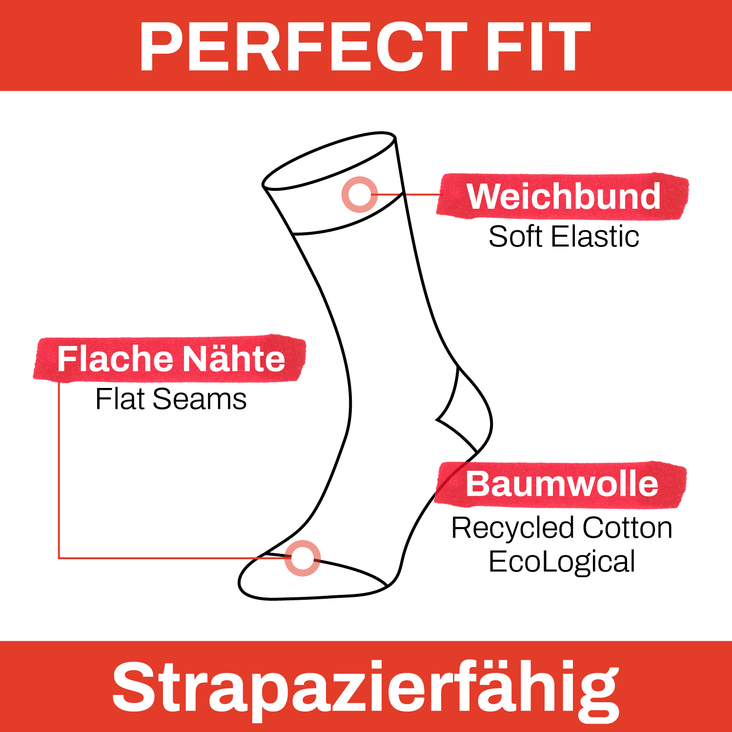 Chili Lifestyle Geschenksocken Set 6 Motive mit Spruchbanderole – Bild 3