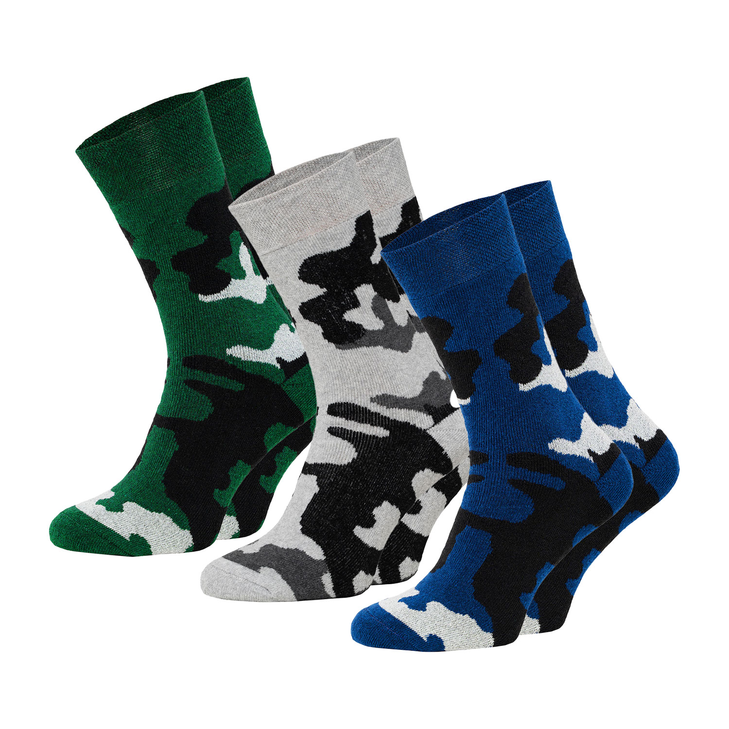 Chili Lifestyle Thermosocken OUTDOOR 3 Paar Winter Camouflage