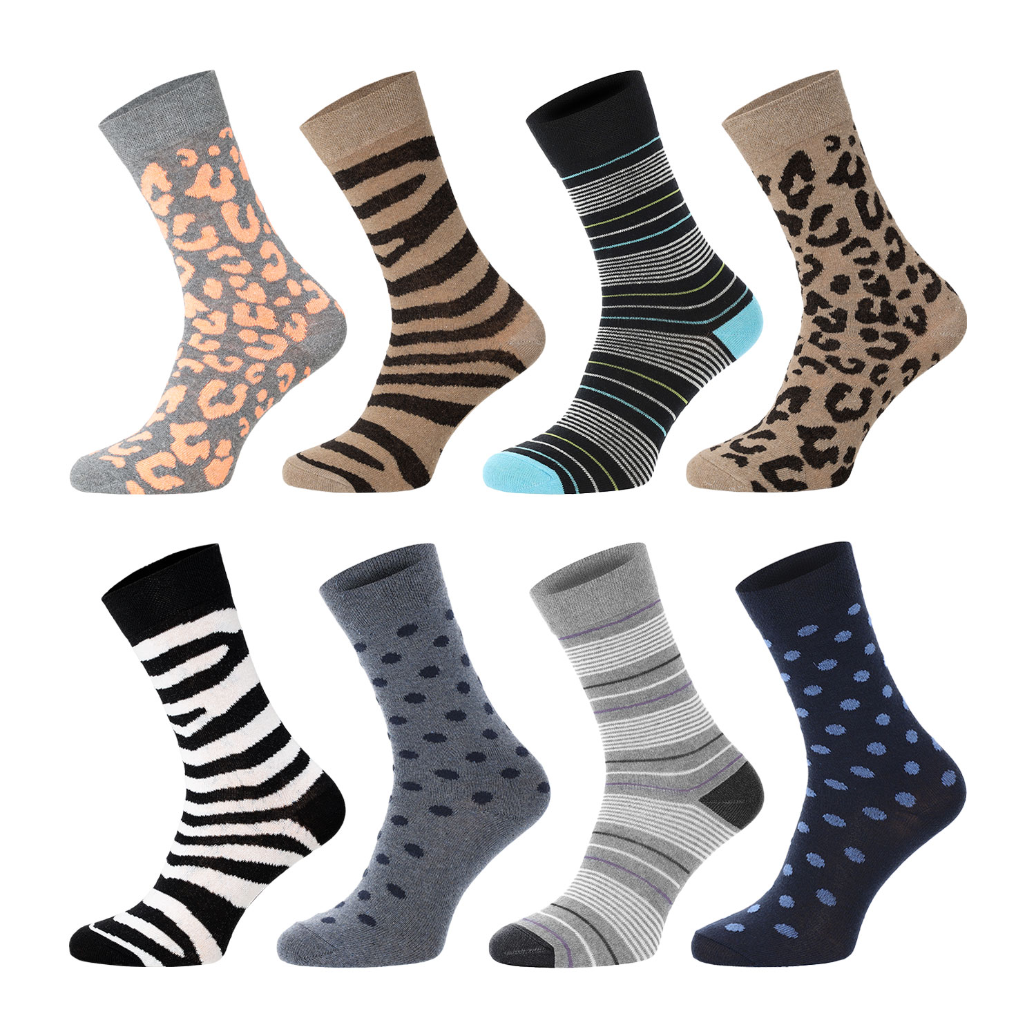 Chili Lifestyle Geschenkbox LADY 8 Paar Socken Damen Baumwolle Weichbund – Bild 6